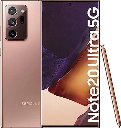 SAMSUNG Galaxy Note 20 Ultra 5G, 256GB, Mystic Bronze (Ricondizionato ...