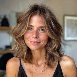 15 idées de coupes de cheveux dégradés effilés mi-courts pour femmes à ...