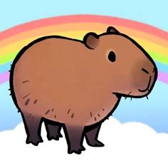 Capybara için 31 fikir | kapibara, çizimler, yavru penguenler