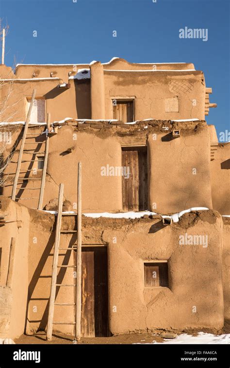 Native American Adobe Houses