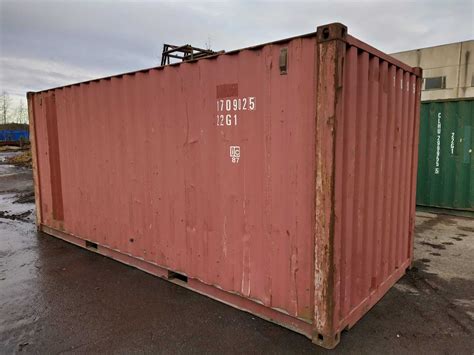 20' merikontti kaytetty (Useita varastopaikkoja) - Fincumet container
