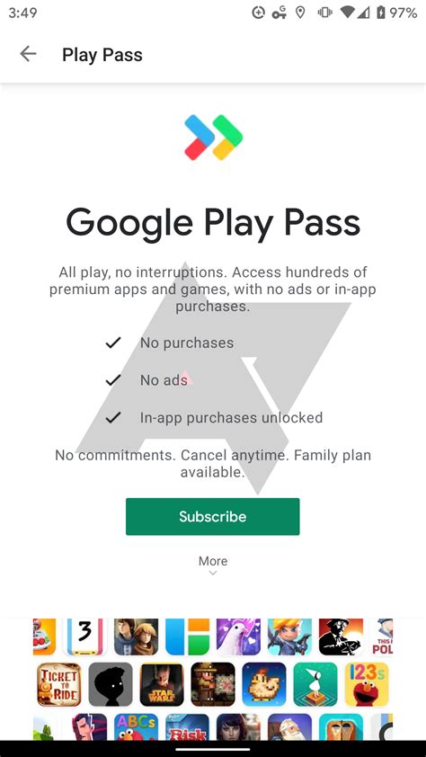 Google тестирует игровую подписку Play Pass