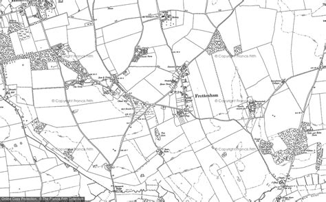 maps  chisel hill norfolk francis frith