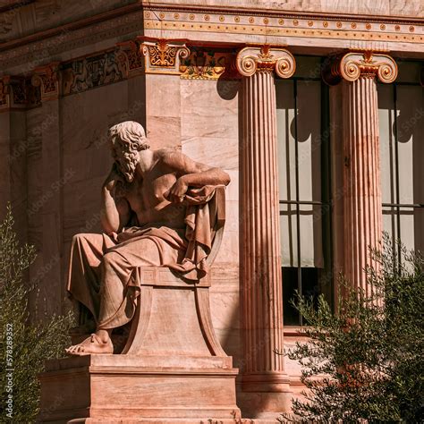 marble statue  socrates  ancient philosopher  front