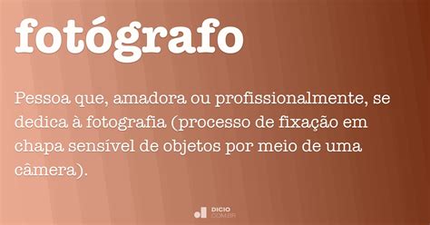 Como Se Escreve Fotógrafo