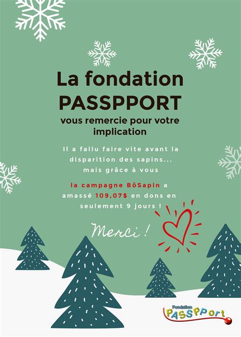 campagne de financement avec bosapin fondation passpport