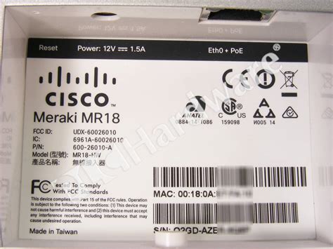 PLC Hardware - Cisco MR18-HW, New Factory Open