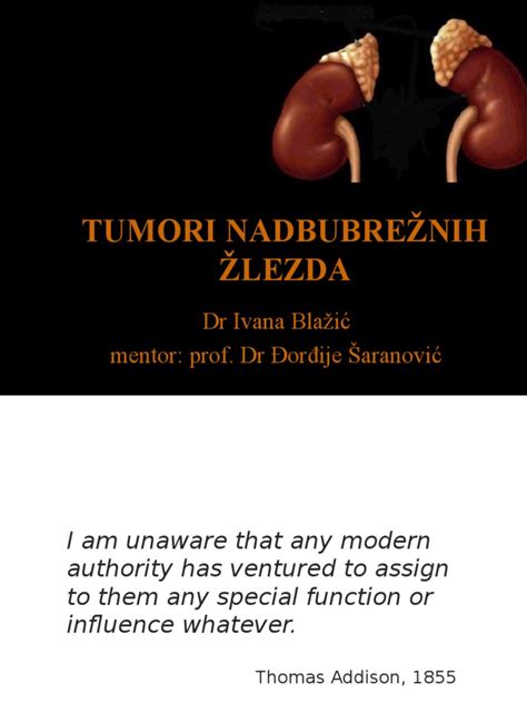 tumori nadbubreznih zlezda