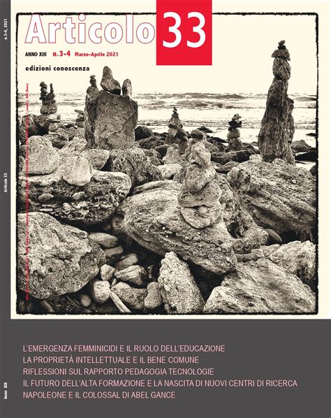 ARTICOLO 33 N.3-4/2021 - Edizioni Conoscenza