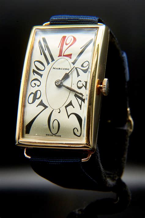 Art Deco Rolex Marconi watch - Exploding Dial - Alice in Wonderland