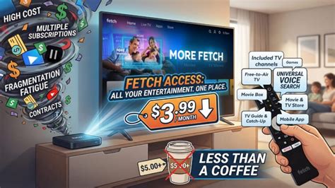 Fetch TV re-thinks it's proposition with $3.99 Monthly Subscription for ...