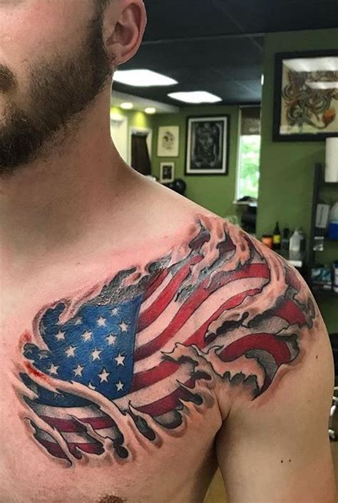 115 patriotic american flag tattoos you must see tattoo me now – Artofit