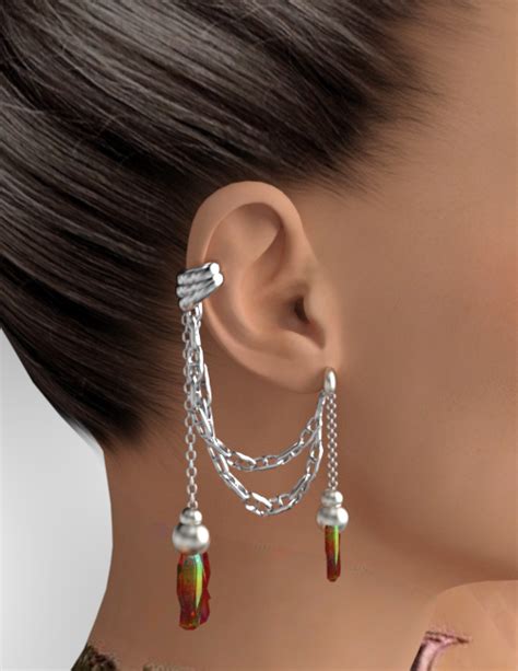 Bajoran Earrings for V3 - Poser and Daz Studio Free Resources Wiki