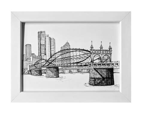 Pittsburgh Skyline Drawing at PaintingValley.com | Explore collection ...