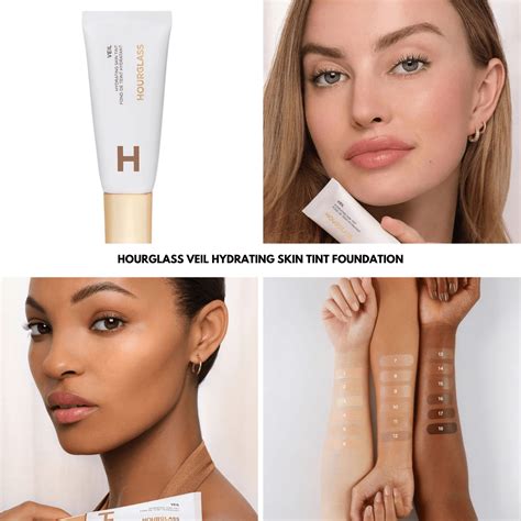 sneak peek hourglass veil hydrating skin tint foundation hydrate
