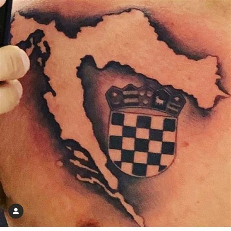 pin von roseclover auf croatian tattoo kroatisch tattoo landkarte