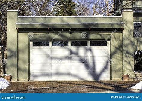 traditional  car garage stock photo image  residential