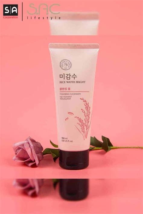 The Face Shop Rice Water Bright Facial Foaming Cleanser 150ml | S.A.C ...