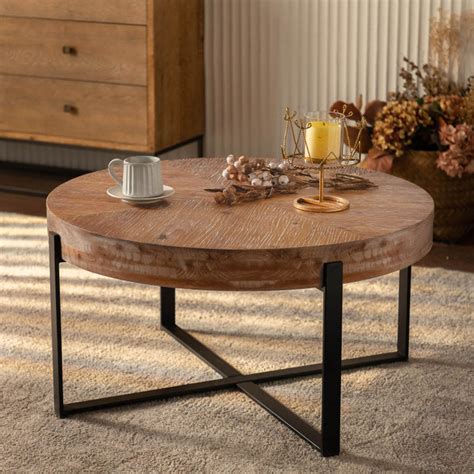 Loon Peak® Kasara Solid Wood Top Coffee Table | Wayfair