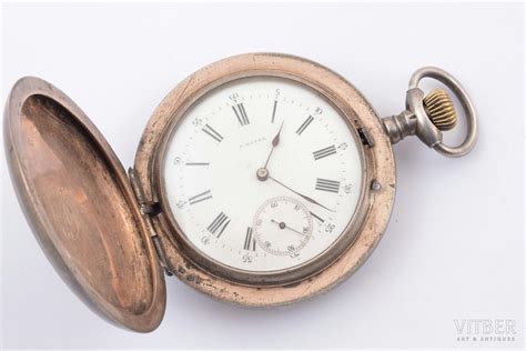 Карманные часы, "Moser", Швейцария, начало 20-го века, серебро, 84, 875 ...