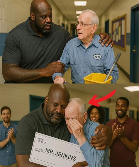Shaquille O'Neal Discovers His Old School Janitor Still Working at 79