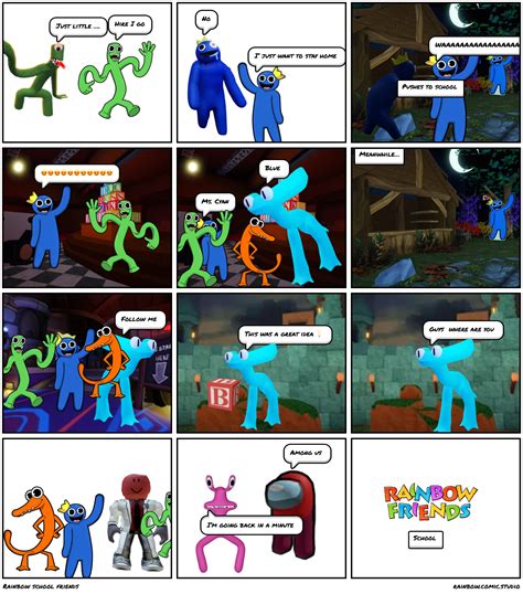 Rainbow school friends - Comic Studio