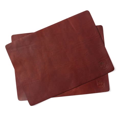Leather Placemat Set - Housewarming Gift