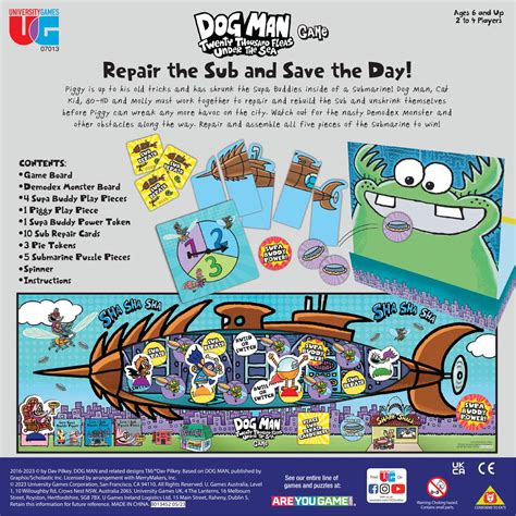 Dog Man 20,000 Fleas Under The Sea Board Game – BigaMart