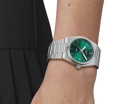 Tissot PRX 35mm green quartz watch - circesoftware.net
