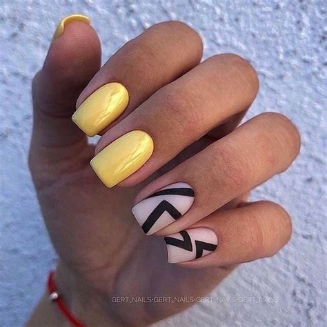 2021тенденции | Perfect nails, Gel nails, Yellow nails