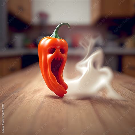 ghost pepper Stock Illustration | Adobe Stock