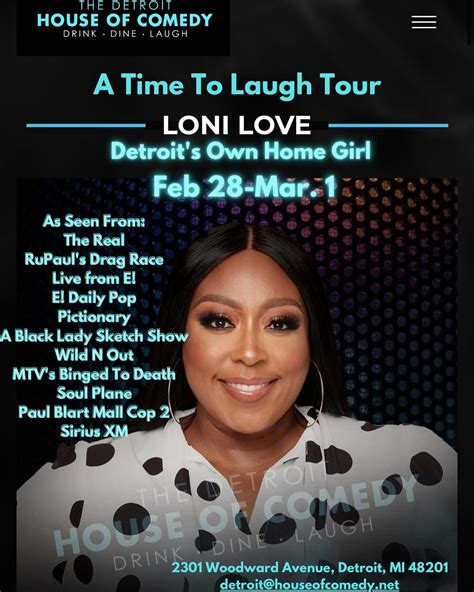 Loni Love | My beloved #Detroit .. I’m coming home … bring yo Mama and