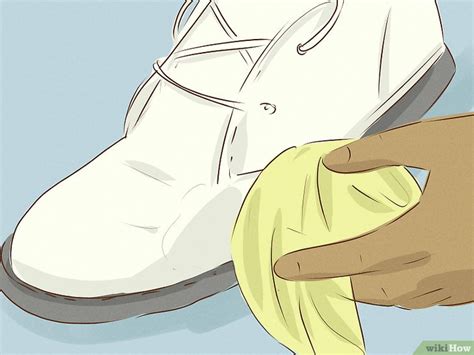 how to clean stains on white shoes