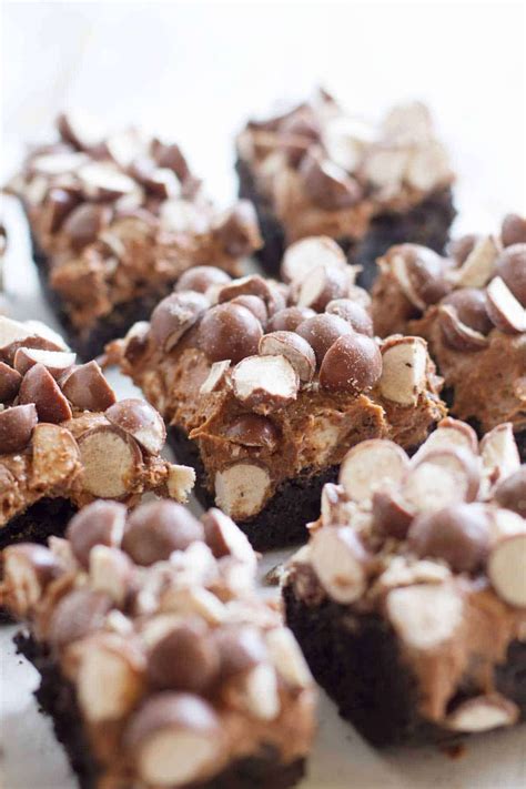 Double Malt Brownies - Cup of Yum
