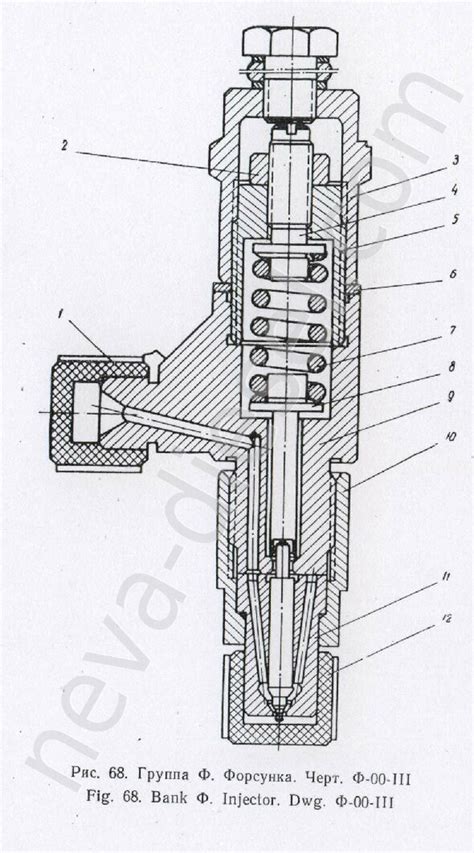 Чертежи Форсунка Электромагнитная Газовая D - vegaloresdk