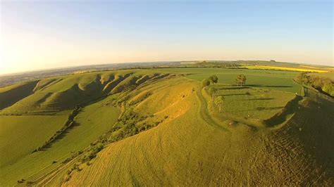 olivers castle roundway hill devizes shot   air youtube