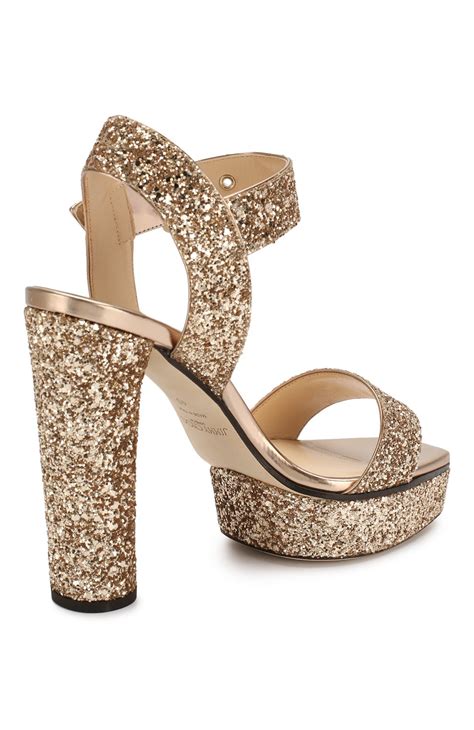Женские золотые босоножки maie JIMMY CHOO купить в интернет-магазине ...