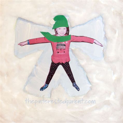 Snow Angel Craft – The Pinterested Parent