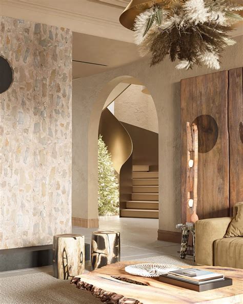 rustic stools | Interior Design Ideas