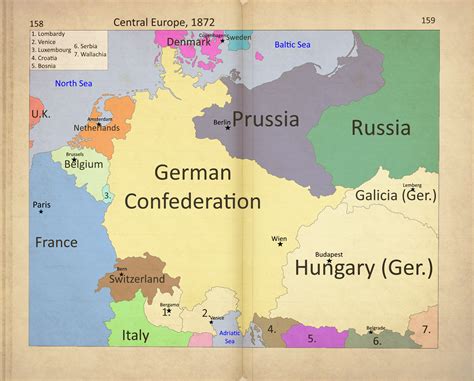 Central Europe after the unification of Germany : r/imaginarymaps
