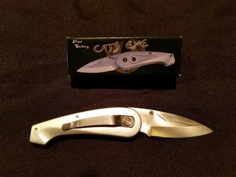 Frost Cutlery Cats Eye Folding Pocket Knife