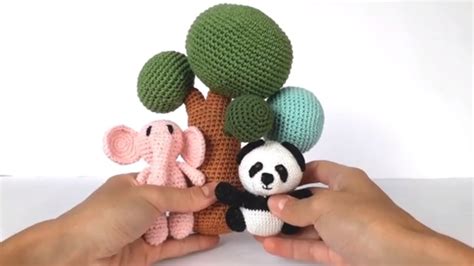 Дерево крючком. Вязаное дерево крючком. Вязание для начинающих. Crochet ...