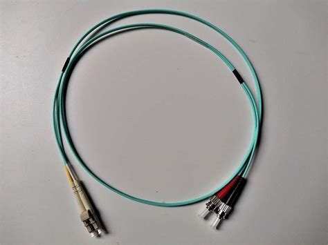 lc st duplex multimode om fiber patch cord belram