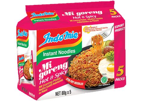 Mi Goreng Hot and Spicy 5-Pack – Indomie