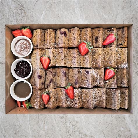 banana bread platter