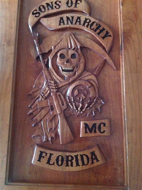 Hand Carved Sons of Anarchy Table by Mrbill89 on DeviantArt