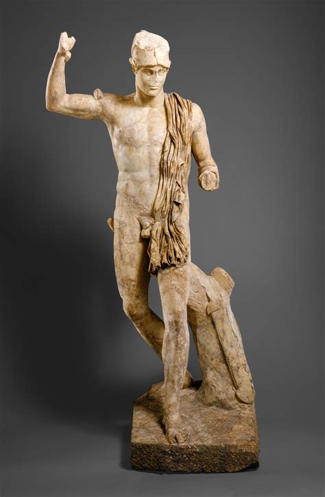Marble statue of a wounded warrior | Roman | Mid-Imperial, Antonine ...