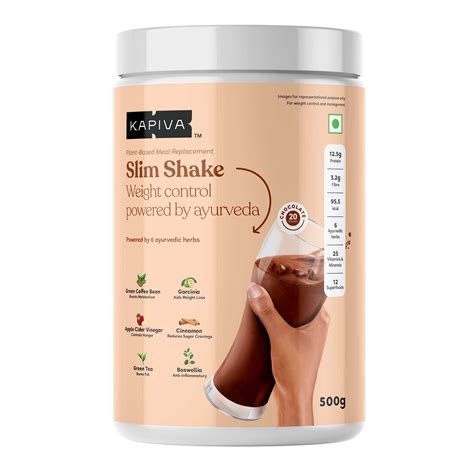 Kapiva Slim Shake - Complete Meal Replacement Powered With 6 Ayurvedic ...