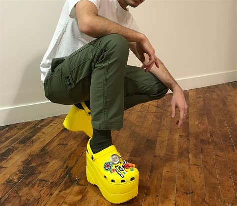 balenciaga platform crocs festival shoes diy shoes platform crocs