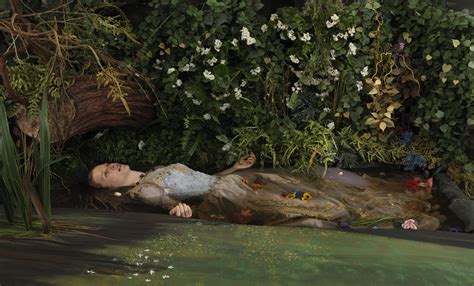 The Painting Of Ophelia In The Water